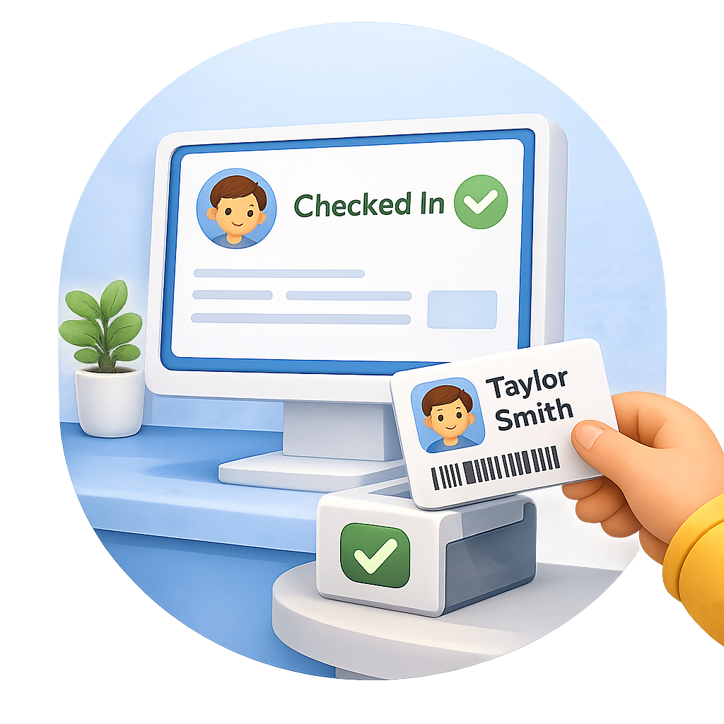 Computerised check-in